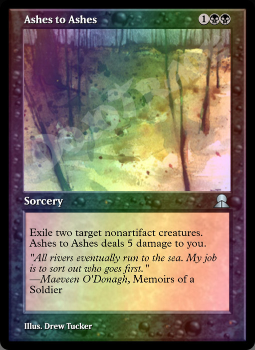 Ashes to Ashes FOIL