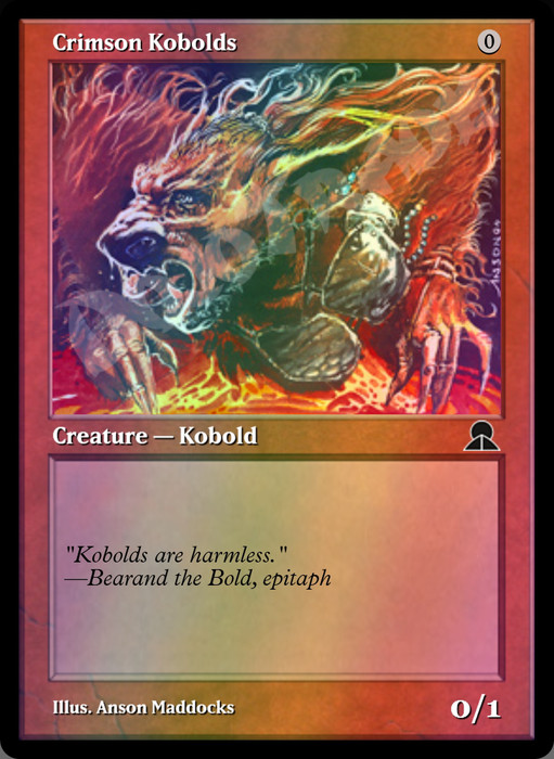 Crimson Kobolds FOIL