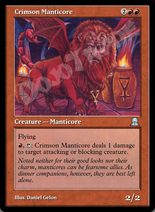 Crimson Manticore