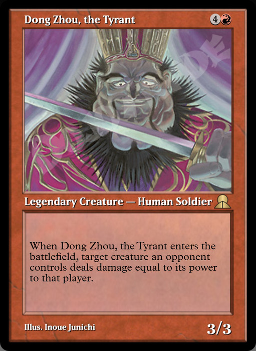 Dong Zhou, the Tyrant