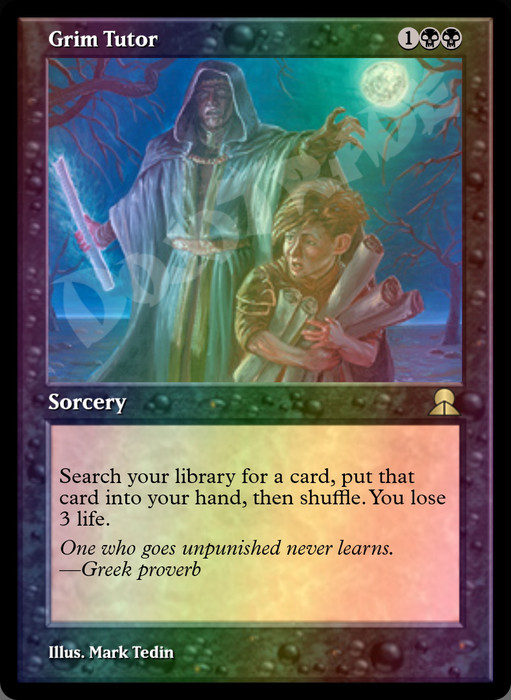 Grim Tutor FOIL