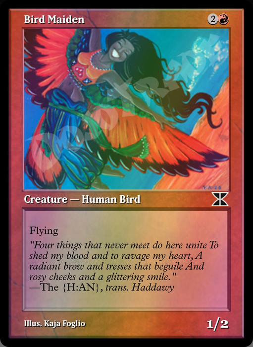 Bird Maiden FOIL