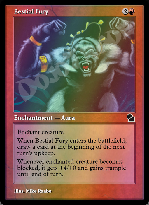 Bestial Fury FOIL