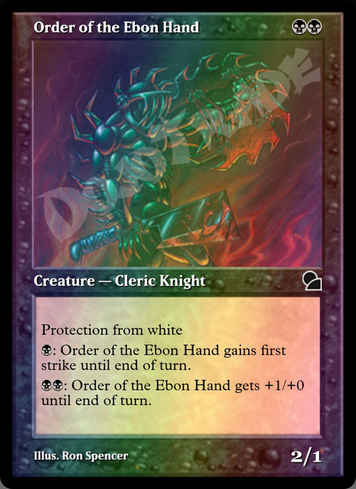 Order of the Ebon Hand FOIL