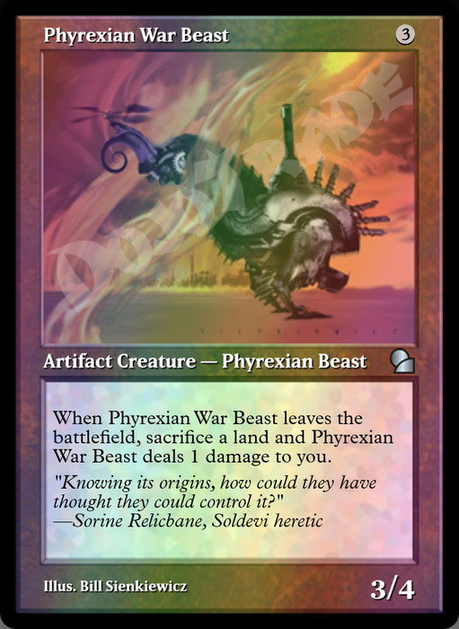 Phyrexian War Beast FOIL