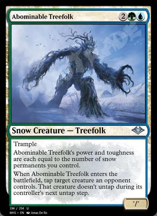 Abominable Treefolk