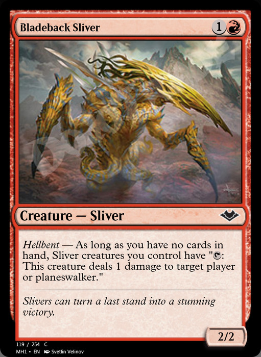 Bladeback Sliver