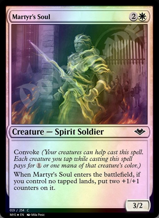 Martyr's Soul FOIL