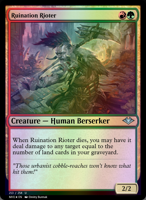 Ruination Rioter FOIL