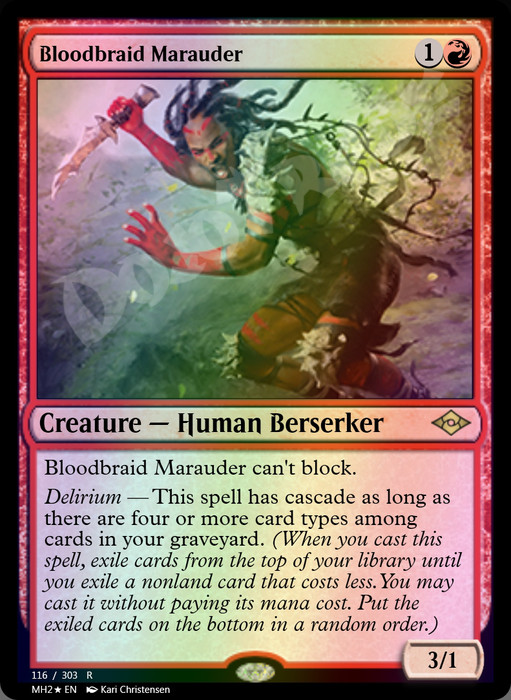 Bloodbraid Marauder FOIL