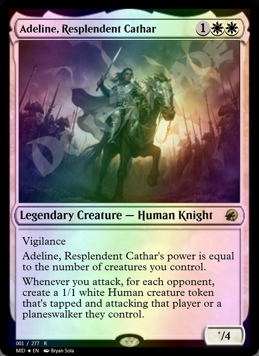 Adeline, Resplendent Cathar (#1) FOIL