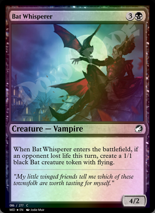 Bat Whisperer FOIL