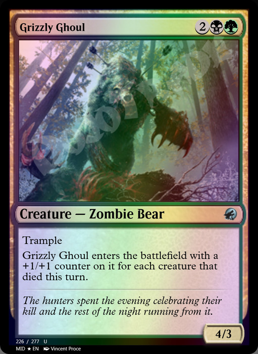Grizzly Ghoul FOIL
