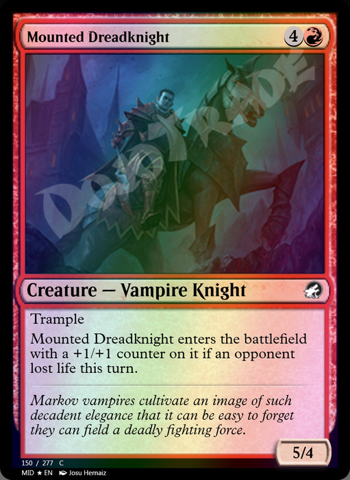 Mounted Dreadknight FOIL