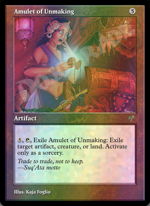 Amulet of Unmaking FOIL