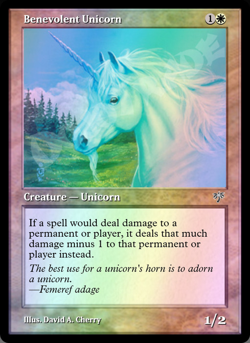 Benevolent Unicorn FOIL