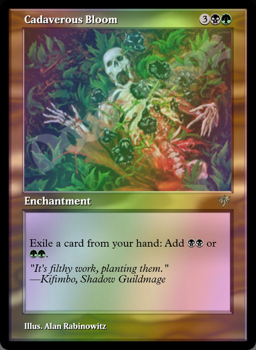 Cadaverous Bloom FOIL