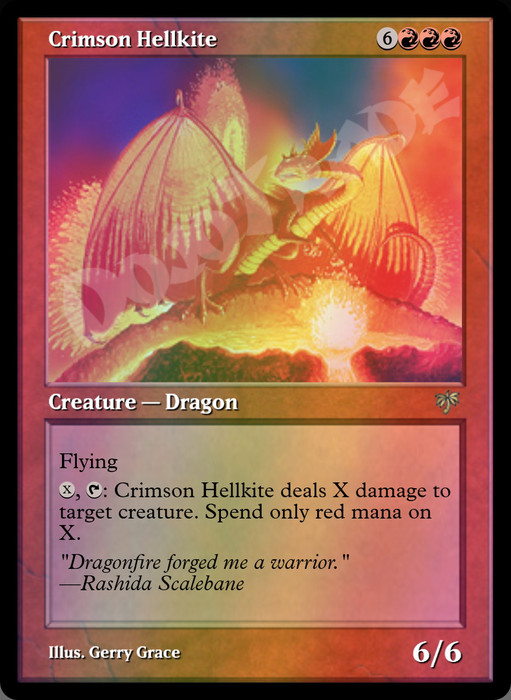 Crimson Hellkite FOIL