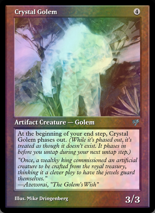 Crystal Golem FOIL