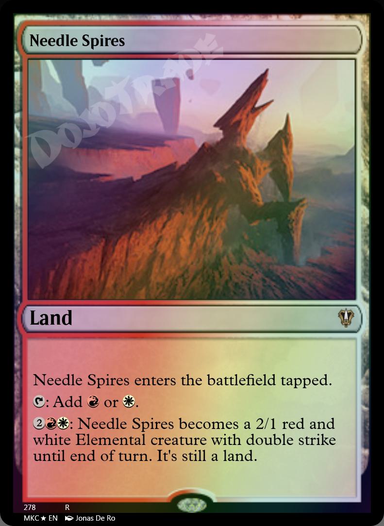 Needle Spires FOIL