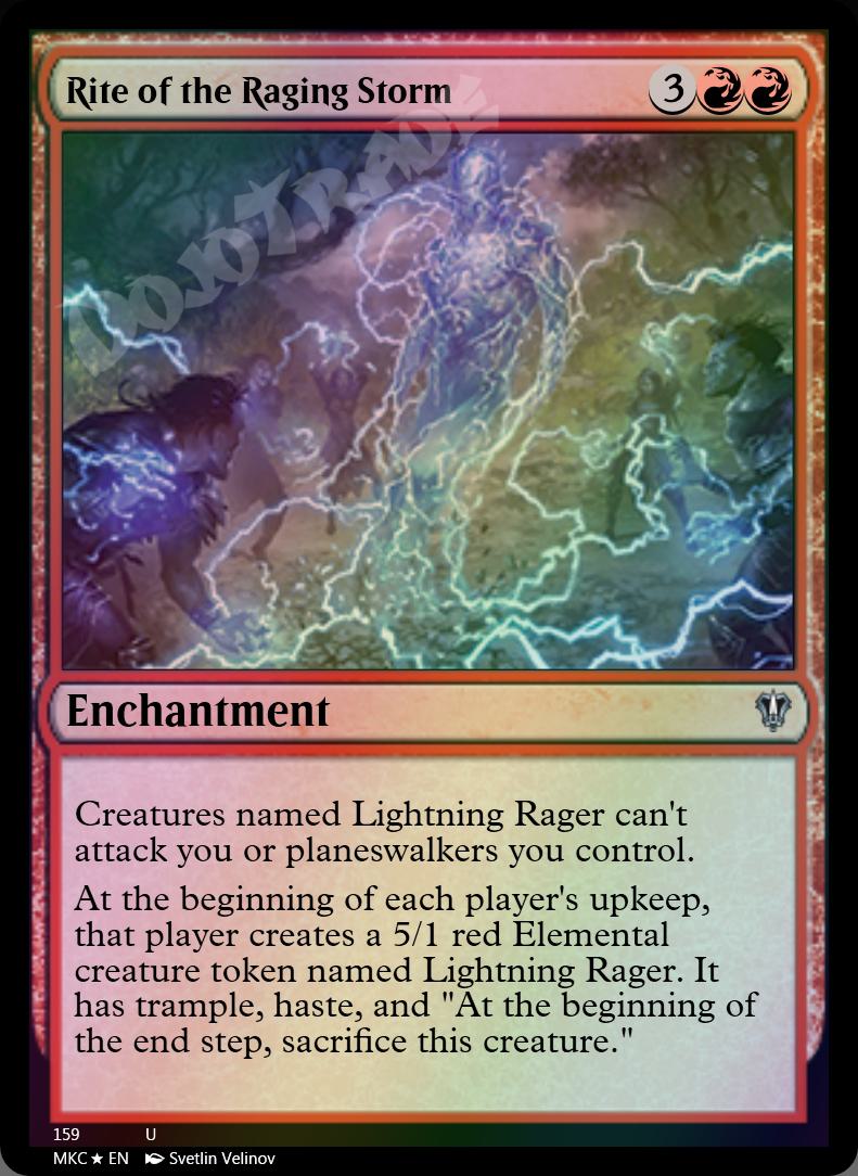 Rite of the Raging Storm FOIL