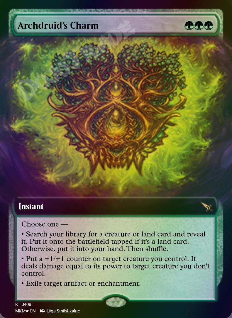 Archdruid's Charm (Extended Art) FOIL