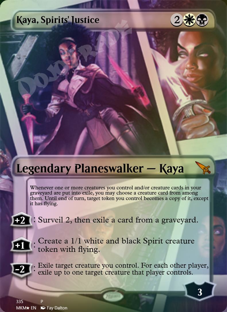 Kaya, Spirits' Justice (Borderless) FOIL