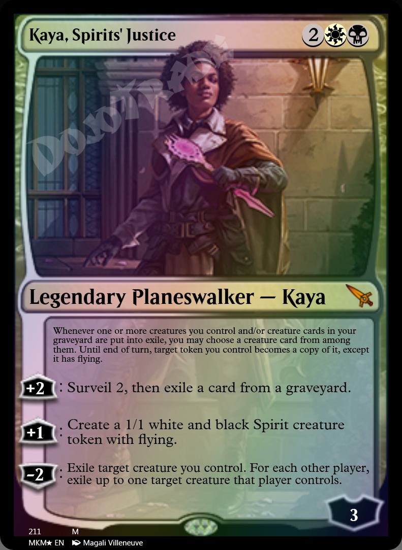 Kaya, Spirits' Justice FOIL