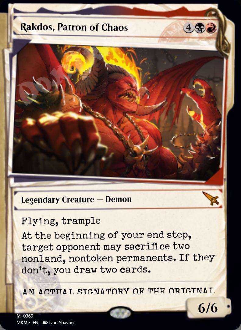 Rakdos, Patron of Chaos (Dossier)