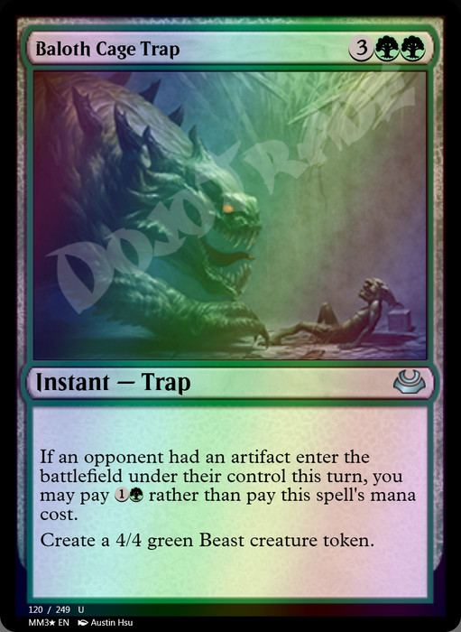 Baloth Cage Trap FOIL