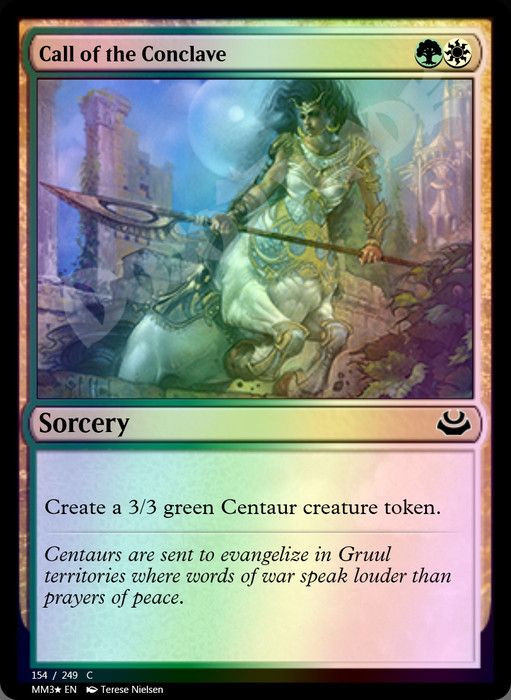 Call of the Conclave FOIL