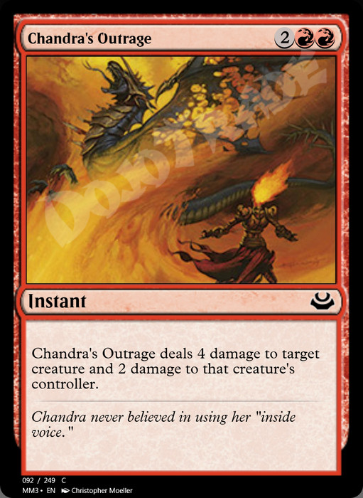 Chandra's Outrage