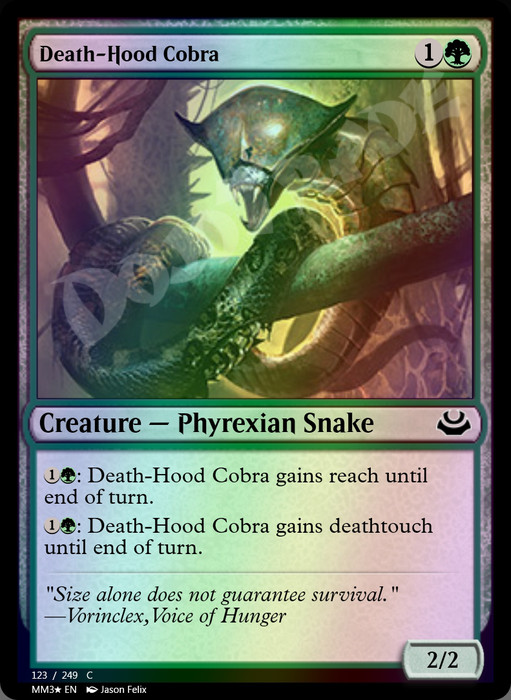 Death-Hood Cobra FOIL