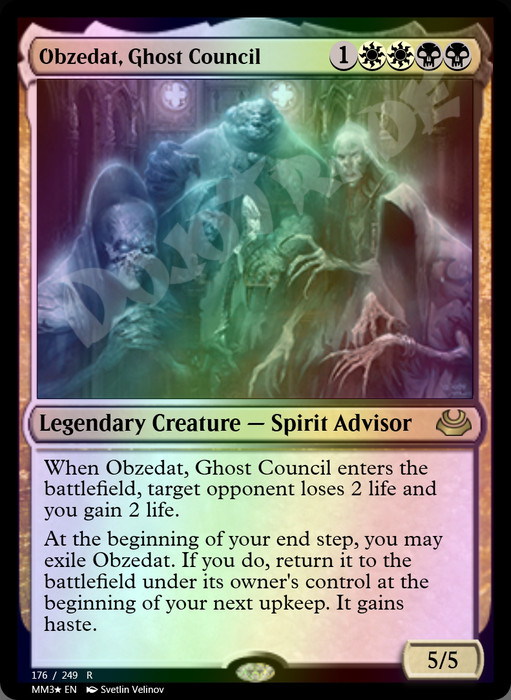 Obzedat, Ghost Council FOIL