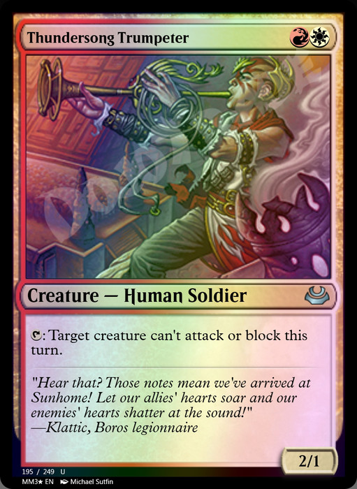 Thundersong Trumpeter FOIL