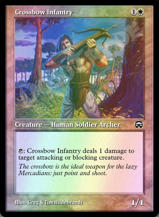 Crossbow Infantry FOIL