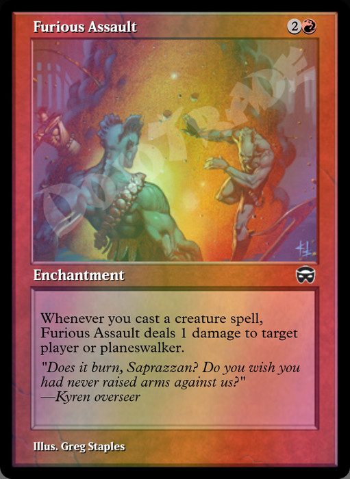 Furious Assault FOIL