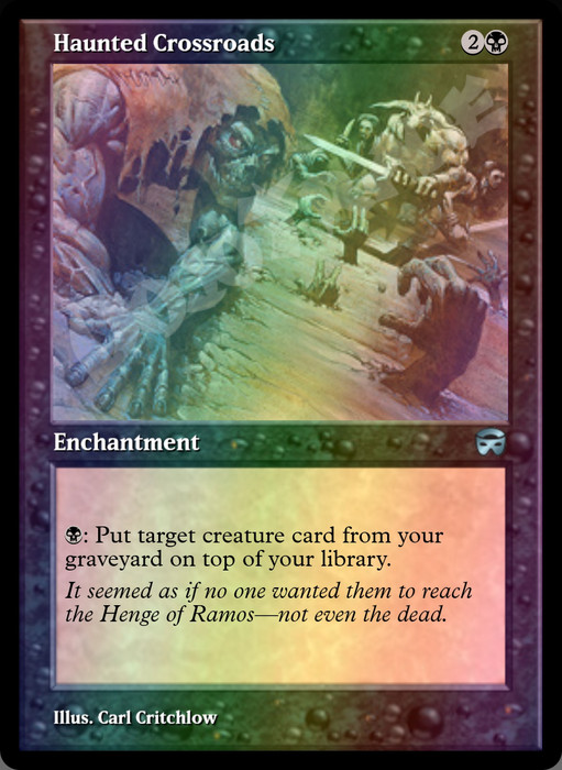 Haunted Crossroads FOIL