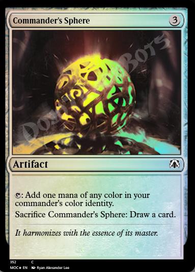 Commander's Sphere FOIL