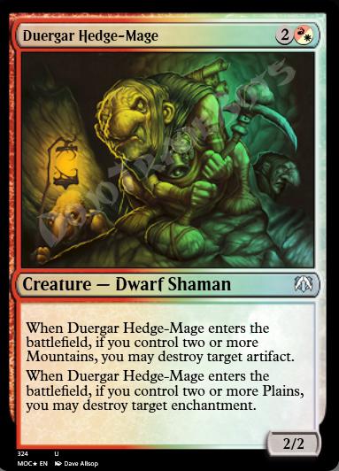 Duergar Hedge-Mage FOIL