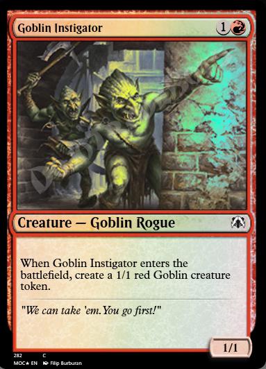 Goblin Instigator FOIL