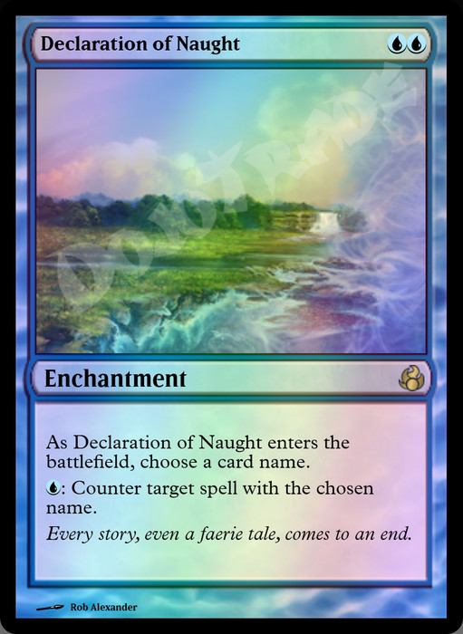 Declaration of Naught FOIL