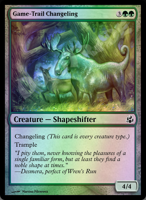 Game-Trail Changeling FOIL
