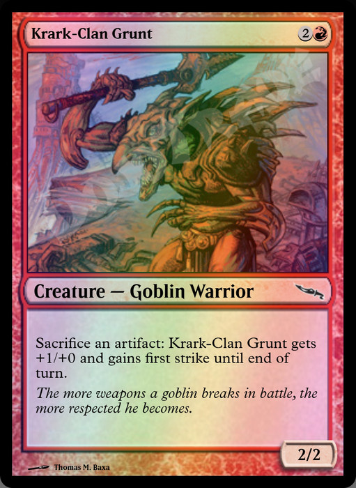 Krark-Clan Grunt FOIL