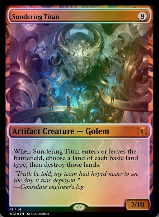 Sundering Titan FOIL