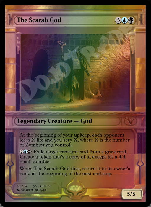 The Scarab God FOIL