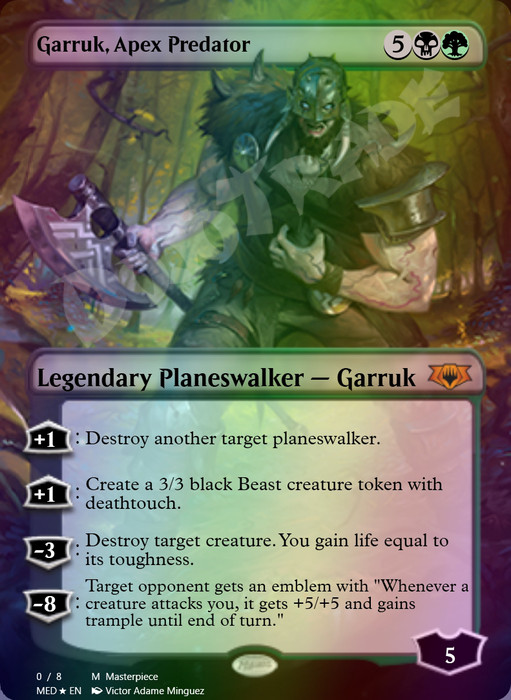 Garruk, Apex Predator FOIL