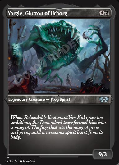 Yargle, Glutton of Urborg (Etched)