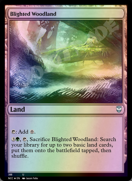 Blighted Woodland FOIL