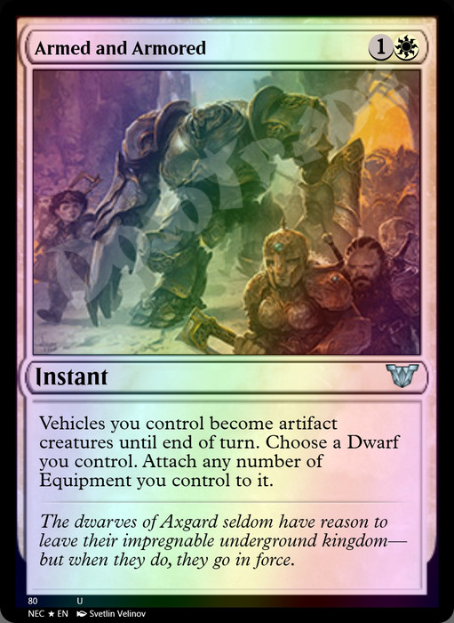 Armed and Armored FOIL